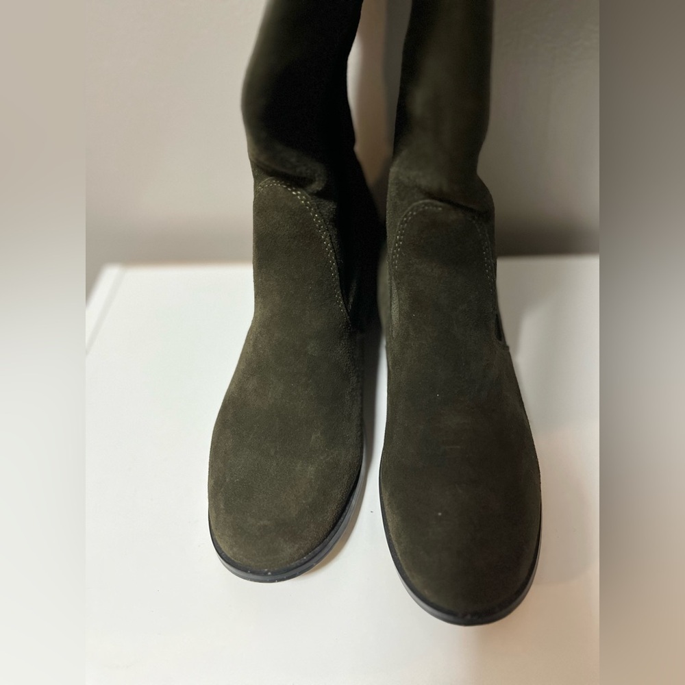 Restricted Genuine Suede Boots